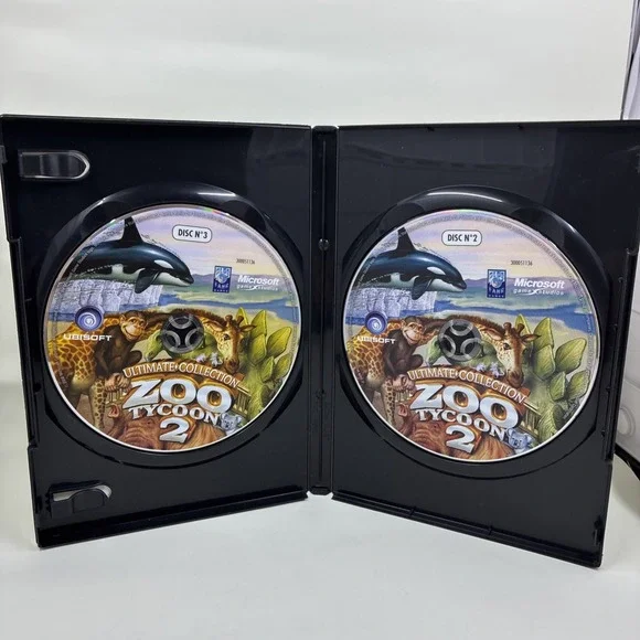 Zoo Tycoon 2: Ultimate Collection (PC, 2008) *Disc 1 & 2 Only* Missing Disc 1 - Picture 3 of 8